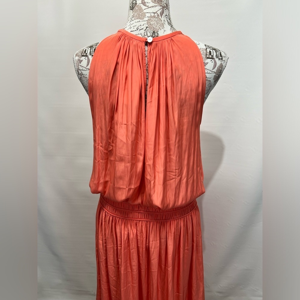 RAMY‎ BROOK Peach Audrey halter neck dress size M - Picture 7 of 15